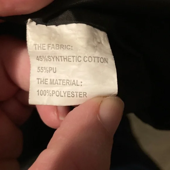 Women's Tanming Black Leather Jacket - Picture 9 of 10